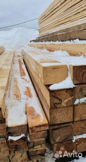Обрезная доска 50х150х6000 мм в мск и мо с доставк