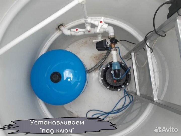 Пластиковый кессон для скважины 955*1500мм