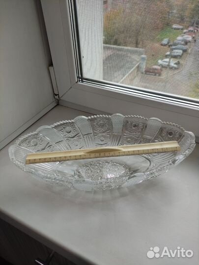 Салатник хрустальный