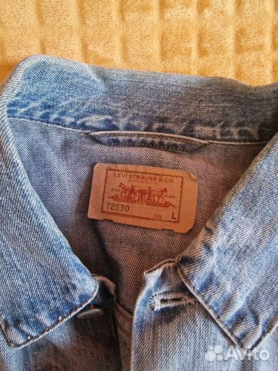 Джинсовая куртка мужская Levis