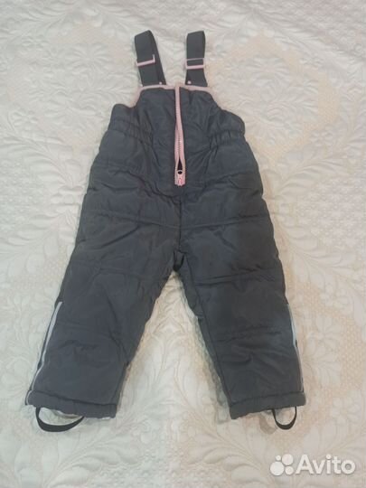 Зимний Полукомбинезон на девочку Baby GO р.80