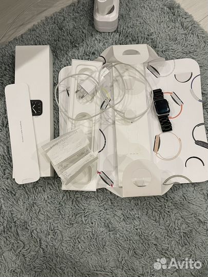 Ремешок apple watch series 5 40mm silver