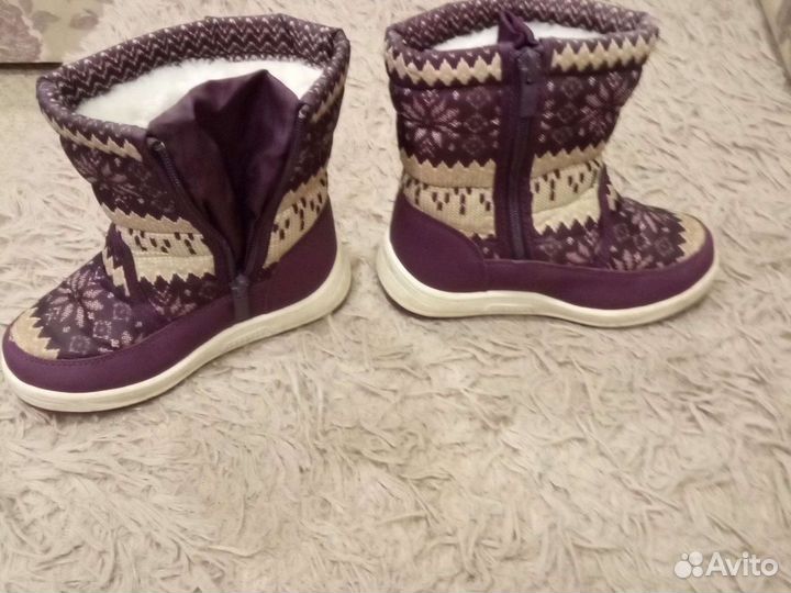 Сапожки для девочки зимние
