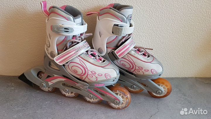 Раздвижные роликовые коньки размер 28-32 Италия