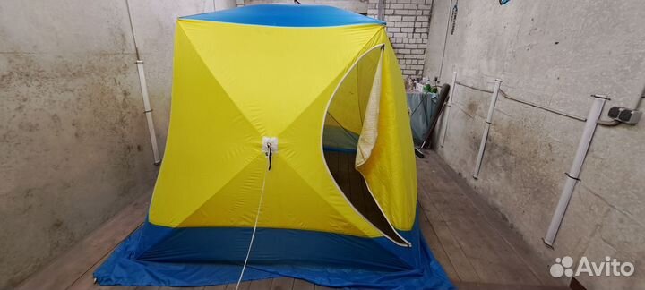 Палатка для зимней рыбалки трехслойная