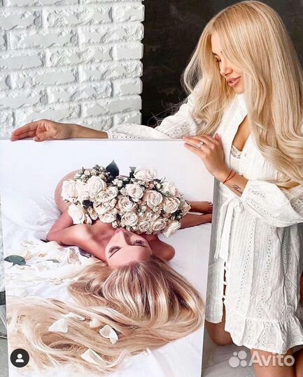 Портрет на холсте по фото на 14 февраля