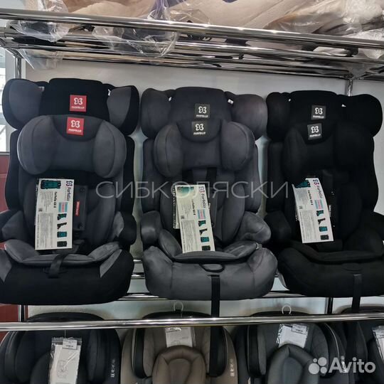 Детское автокресло от 9 - 36 кг. велюр