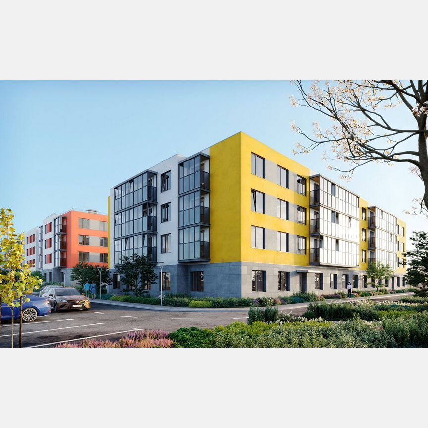 1-к. квартира, 42,4 м², 4/4 эт.