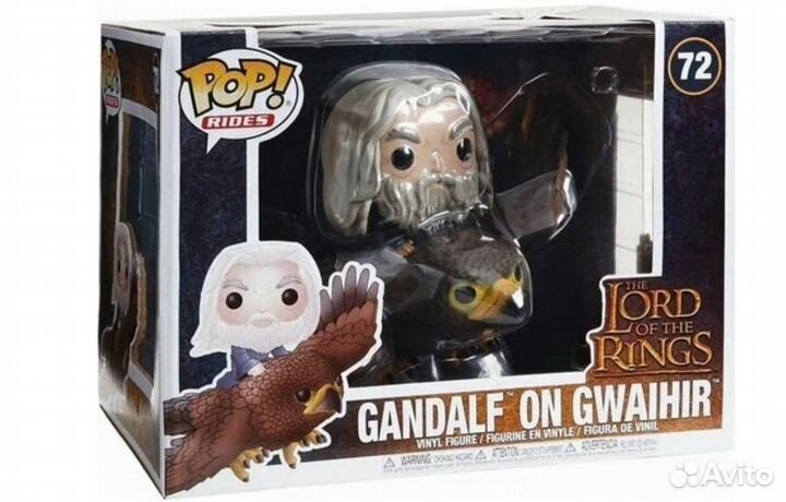 Фигурка Funko POP Rides: lotr: Гендальф на спине Г