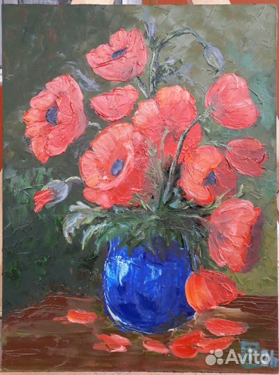 Картины маслом на оргалите и холсте