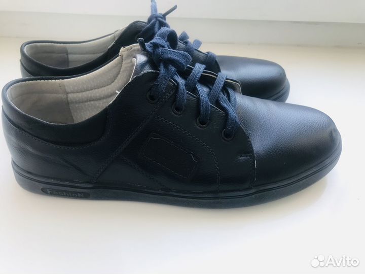 Школьные туфли 38 кожа натуральная