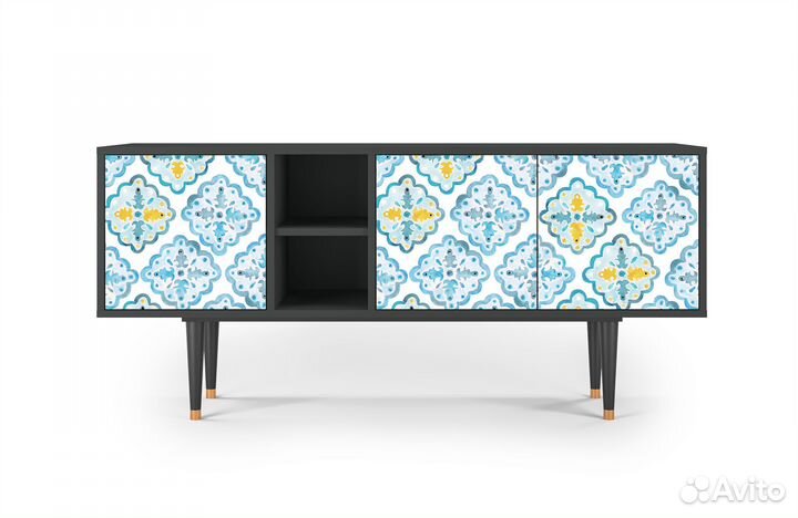 Тв-тумба T5 - Антрацит - Portugese tiles