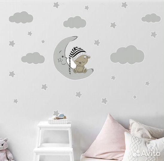 Наклейка на стену интерьерная детская