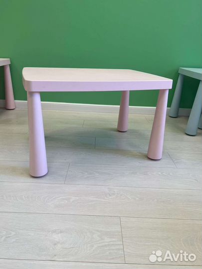 Детский стол и стул IKEA Mammut