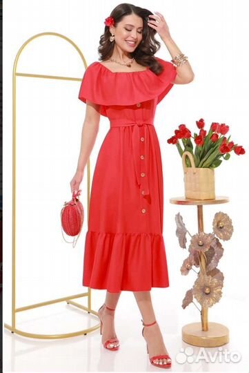 Платье 46 вискоза новое