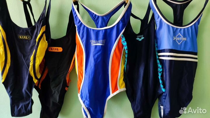 Купальник слитный спортивный для девочек