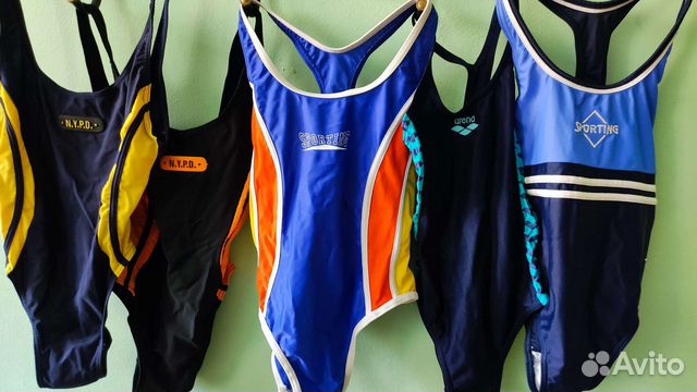 Купальник слитный спортивный для девочек