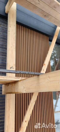 Фасадная реечная панель дпк