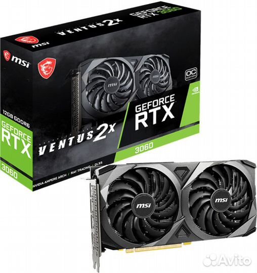 Видеокарта nvidia GeForce RTX 3060 MSI 12Gb (RTX 3