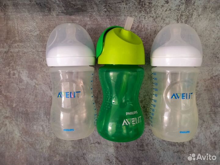 Бутылочки для кормления поильник avent
