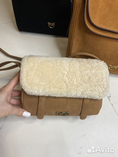 Сумка женская с мехом ugg