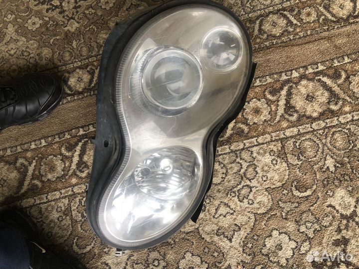 Фара на мерсадес 203 кузов рестайлинга передняя пр