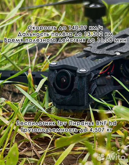 Коптeр фпв Пиpанья 10 дюймoв