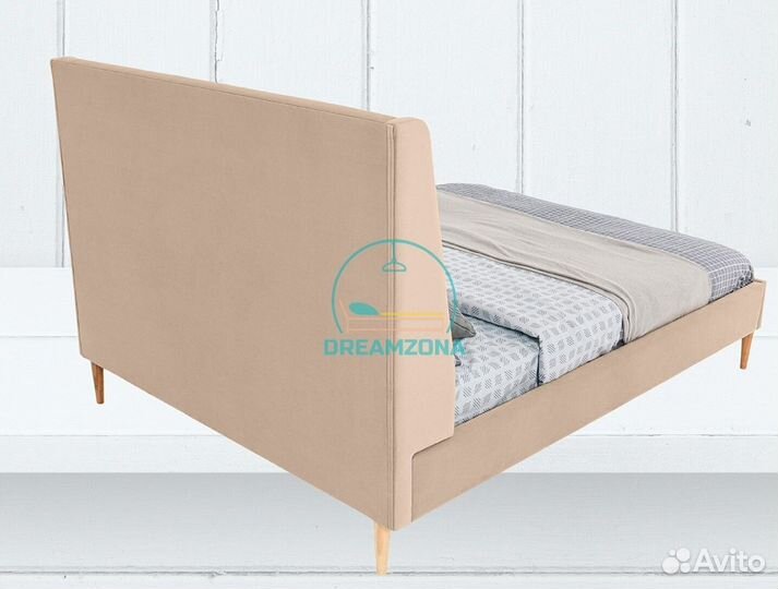 Кровать Кари с мягким изголовьем от производителя