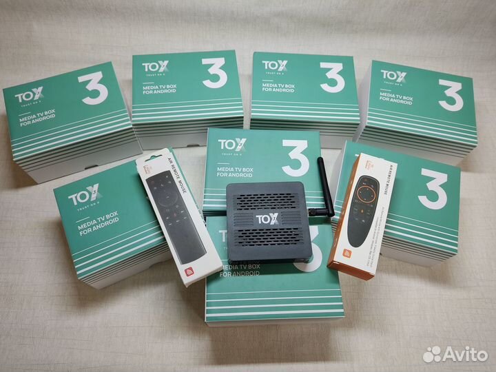 TV BOX приставка TOX 3 + Настройка + Аэромышь