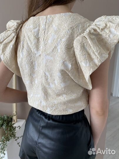 Шорты кожаные zara р-р XS