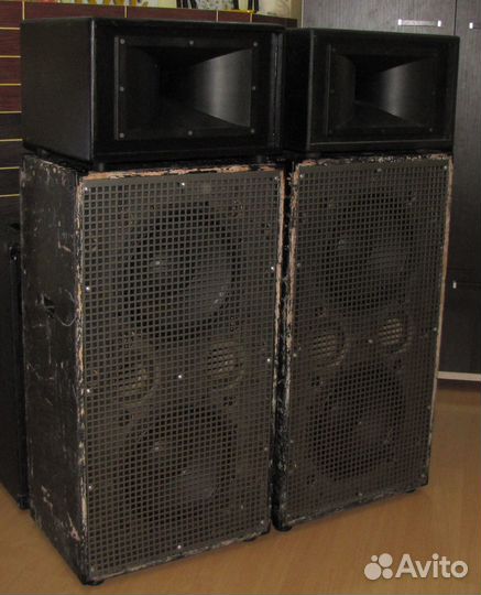 Колонки FA 2100W-4200W 4шт Pro Рупорбоксы+Сабы 12