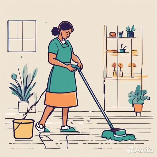 Уборщица/ик
