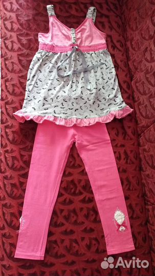 Туника и лосины на девочку р.146