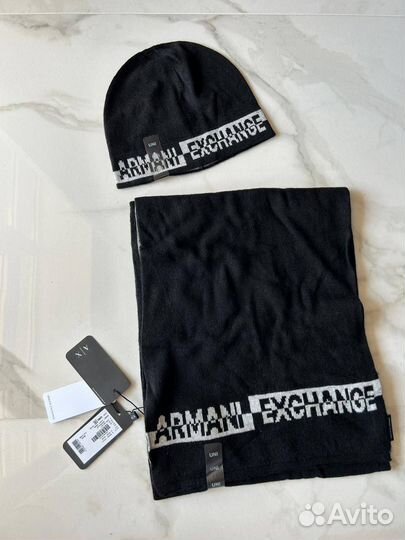 Набор шапка и шарф Armani exchange