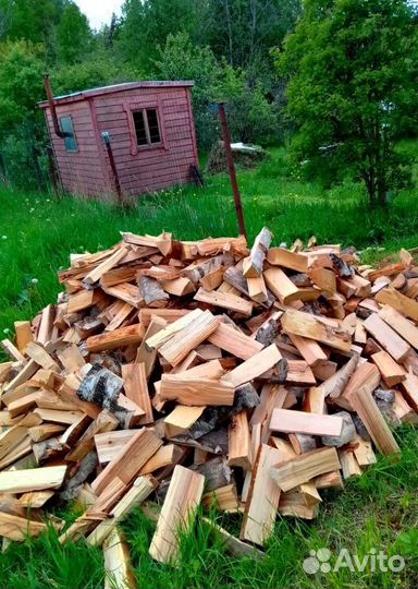 Дрова колотые Береза