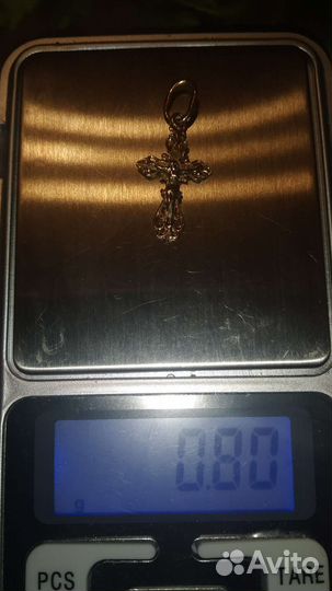 Золотой крестик