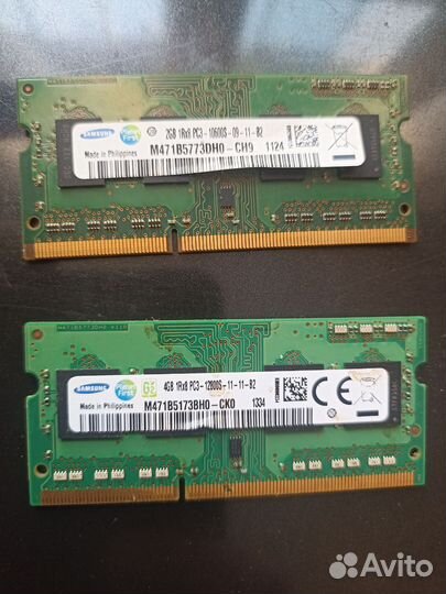 Оперативная память ddr3 для ноутбука 4gb
