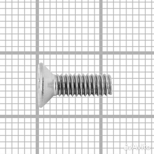 Винт потайной DIN 965 4x12 мм, 8 шт