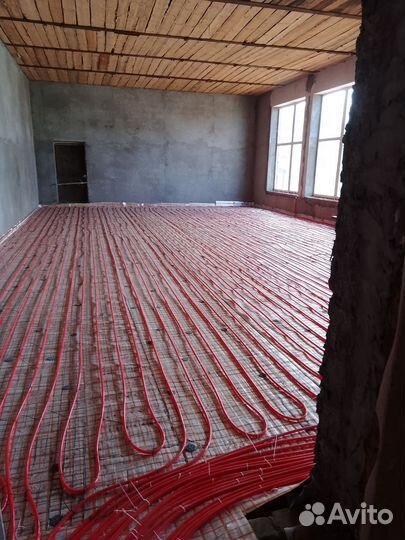 Услуги сантехника отопление теплый пол