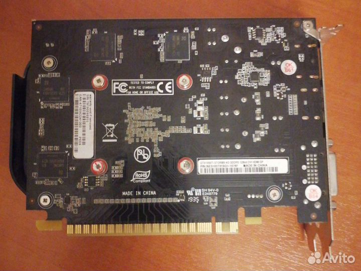 Видеокарта gtx 1050 ti stormx 4g