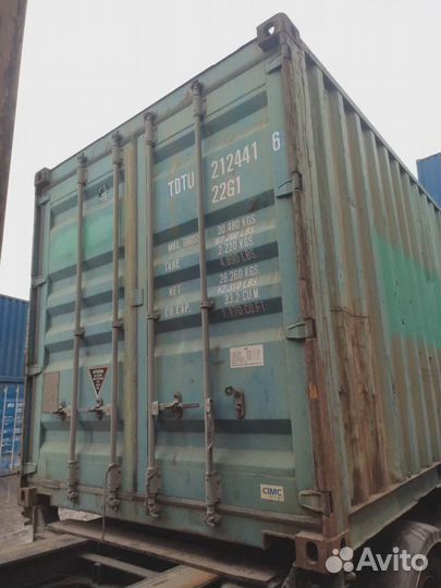 Морской контейнер 20 футов бу в Санкт-Петербурге