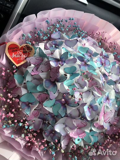 Букеты из бабочек
