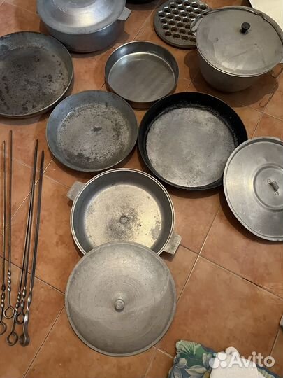Чугунные казаны и сковородки СССР