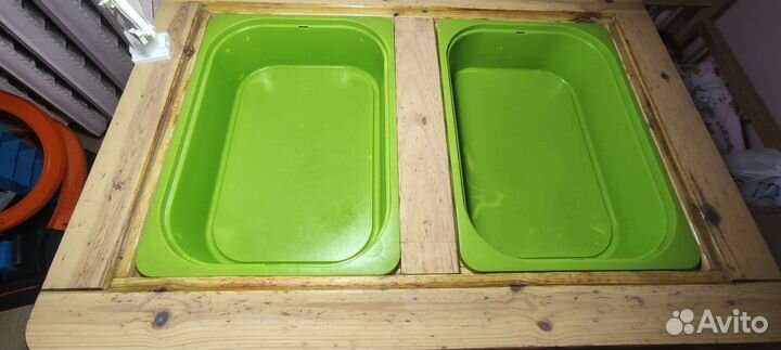 Стол IKEA flisat и два детских стула