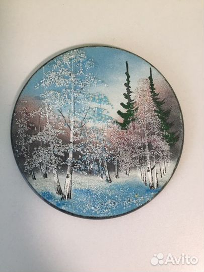 Настенное панно мрамор диаметр 170 мм