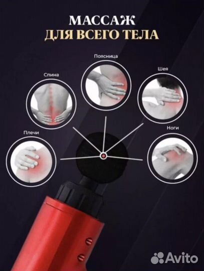 Перкуссионный фитнес массажер