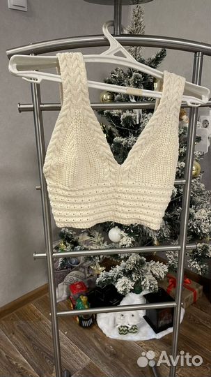 Вязаный топ