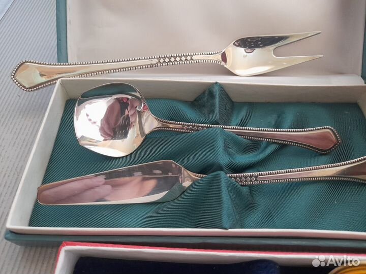 Набор столовых приборов мельхиор СССР