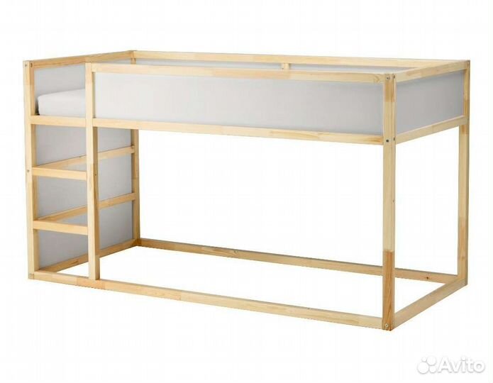 Детская кровать-чердак Икея Кюра