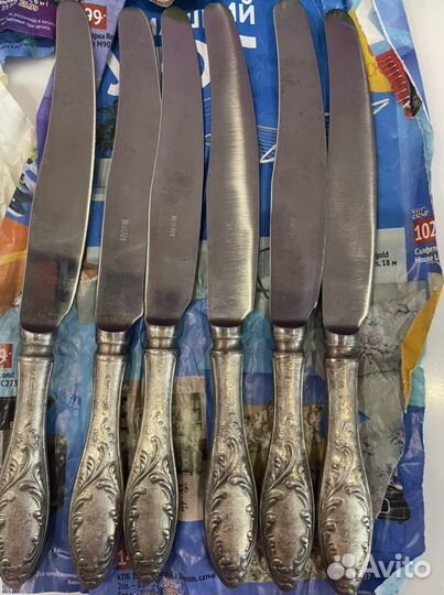 Столовые ложки/вилки мельхиор